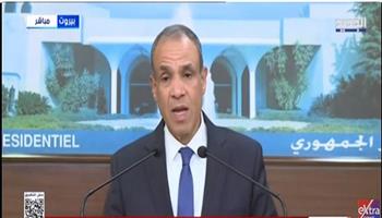 مؤتمر صحفي لوزير الخارجية عقب لقاء الرئيس اللبناني (بث مباشر)