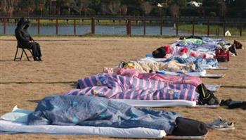  ممنوع الجلوس أو الذهاب للمرحاض.. "النوم في الغابة" أغرب مسابقة في الصين