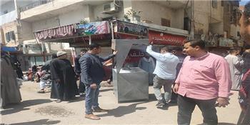  تحرير 66 محضرًا متنوعًا وتوجيه 49 إنذارًا للمحال التجارية بنجع حمادي وأبوتشت