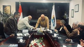 القابضة للمياه: تنسيق مشترك لتنفيذ خطة توصيل خط 1400 مم بزهراء المعادي