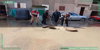 استمرار تكثيف أعمال شفط وكسح مياة الأمطار وإزالة آثاره  في الشرقية