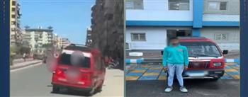 ضبط قائد سيارة "فان" للسير برعونة وأداء حركات استعراضية بالإسكندرية