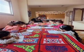 ثقافة الجيزة تنظم ورشة فنون تشكيلية
