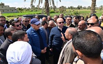 وزير الري يتفقد حالة المنظومة المائية بمحافظة الفيوم