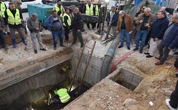 القابضة للمياه تتابع أعمال تنفيذ خط 1400 مم بزهراء المعادي لتعزيز كفاءة الشبكات وتحسين الضغوط