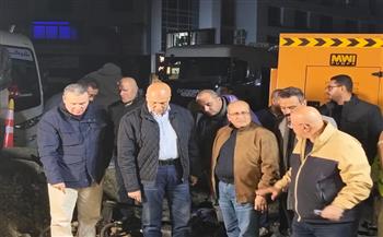 نائب وزيرة الإسكان يتابع أعمال ربط خط المياه بزهراء المعادي لتعزيز كفاءة الشبكات