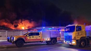 "الدفاع البحرينية": الدفاع المدني سيطر على حريق اندلع في منشأة استهدفتها إيران