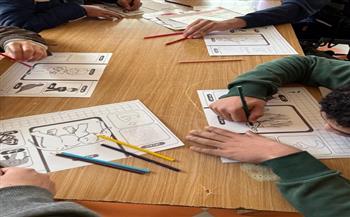 ثقافة القاهرة تقدم ورشة تلوين لذوي الهمم بنادي الطيران