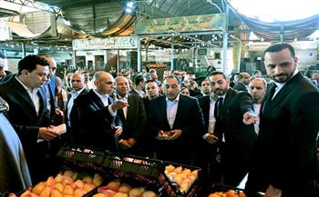 رئيس الوزراء يتفقد مكونات سوق العبور لتجارة الجملة وقطاعاتها المختلفة 