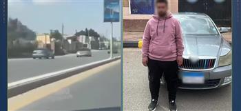 ضبط قائد سيارة في القليوبية لسيره عكس الاتجاه بعد تداول فيديو على السوشيال ميديا