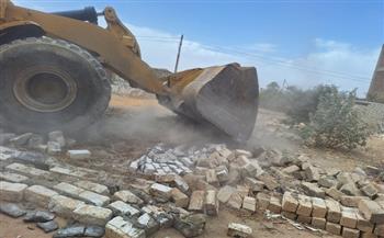 إزالة 32 حالة تعد بمركزي قنا وأبوتشت ضمن حملات حماية أراضي الدولة 