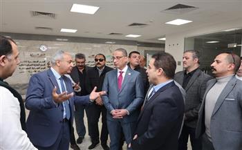 محافظ الجيزة يتفقد التجهيزات النهائية داخل مستشفى بولاق الدكرور قبل افتتاحها رسميًا