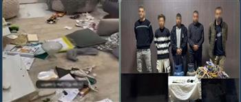 عقب تداول الفيديو.. ضبط 5 أشخاص لسرقتهم محتويات شقة بالشرقية