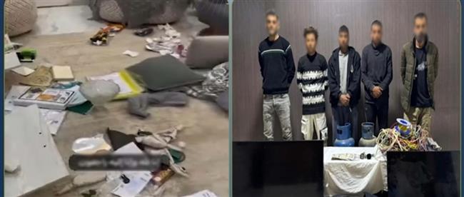 عقب تداول الفيديو.. ضبط 5 أشخاص لسرقتهم محتويات شقة بالشرقية