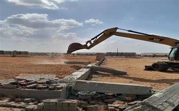 إزالة 26 حالة تعد على الأراضي الزراعية وأملاك الدولة بالشرقية