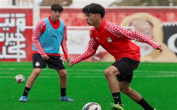 تدريبات استشفائية لمنتخب الناشئين بعد الفوز على تونس