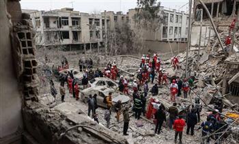 12 مصابا في غارات أمريكية وإسرائيلية على مناطق سكنية غربي وشمالي طهران