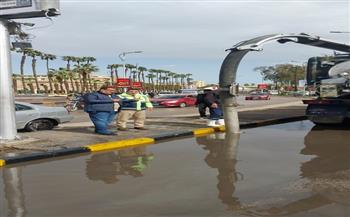 مياه الشرب بالجيزة: تعامل فوري مع مياه الأمطار ورفع درجة الاستعداد القصوى