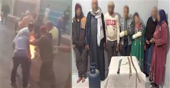 القبض على طرفي مشاجرة بالأسلحة البيضاء وإسطوانة غاز في الدقهلية