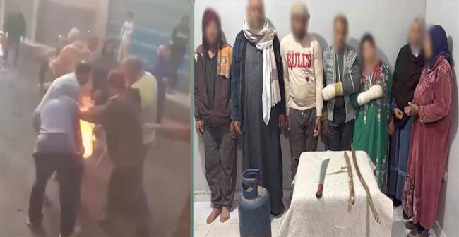 القبض على طرفي مشاجرة بالأسلحة البيضاء وإسطوانة غاز في الدقهلية