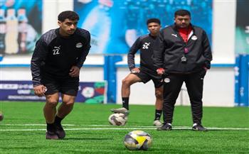 منتخب الناشئين يختتم تدريباته لمواجهة المغرب في تصفيات شمال أفريقيا