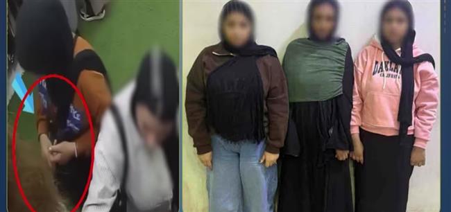تفاصيل القبض 3 فتيات سرقن مستحضرات تجميل من محل في السويس