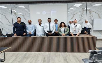 انطلاق فعاليات تدريب الدفاع المدني للعاملين بمستشفى الغردقة العام