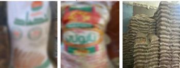 ضبط كميات ضخمة من المكرونة والدقيق غير الصالح للاستهلاك بمصنع غير مرخص بالفيوم