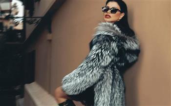 الفرو يجمل إطلالة جومانا مراد