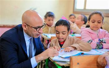 جولة مفاجئة لوزير التعليم بمحافظة الغربية لمتابعة انضباط سير العملية التعليمية