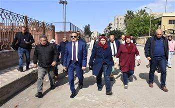 محافظ بورسعيد: تحسين شامل للبنية التحتية بالمناطق السكنية ضمن خطة التطوير