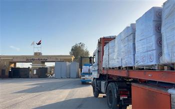 الهلال الأحمر المصري يعزز مد غزة بـ 2980 طنًا من المساعدات الإنسانية عبر قافلة «زاد العزة» الـ 167 