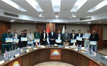 محافظ الجيزة يكرّم «فرسان الإرادة» بأوسيم بعد التتويج بكأس السوبر للدوري العام في كرة القدم السباعية 