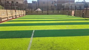 محافظ المنوفية : الانتهاء من أعمال  إحلال وتجديد ملعب مركز شباب شنوان ضمن خطة التطوير الشاملة لمراكز الشباب 