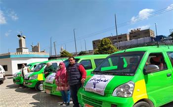 تدشين المرحلة الأولى لخطوط السرفيس الجديدة بمركز ومدينة قويسنا لتيسير حركة المواطنين