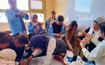 ختام القافلة الثقافية بقرية العميد بمطروح ضمن أنشطة الثقافة بقرى "حياة كريمة"