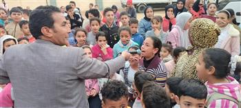 انطلاق القافلة الثقافية والمسرح المتنقل بقرية زمران النخل بقرى «حياة كريمة» 