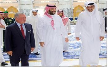 ولي العهد السعودي وعاهل الأردن وأمير قطر يبحثون مستجدات الأوضاع الإقليمية