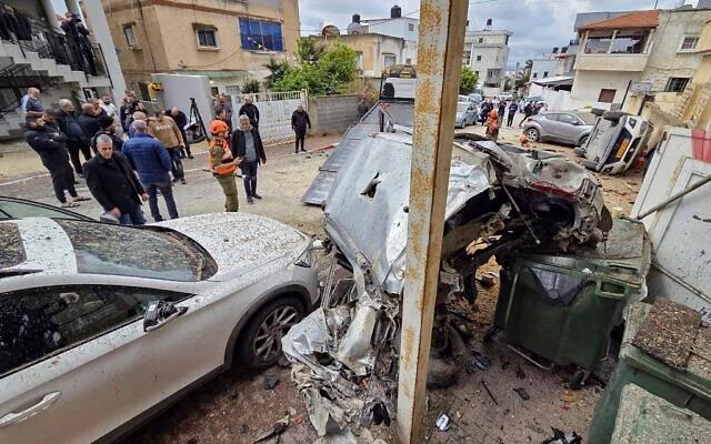  إصابة 9 أشخاص في هجوم إيراني على وسط إسرائيل