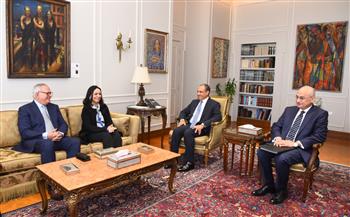 وزير الخارجية يلتقي وزيرة التضامن الاجتماعي ورئيس منظمة تضامن الشعوب الأفرو آسيوية