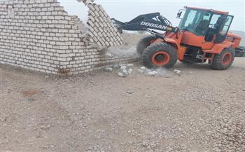 حملات لإزالة مخالفات البناء والتعديات على الأراضي الزراعية وأملاك الدولة في الأقصر