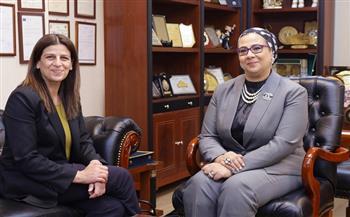 المستشارة أمل عمار تبحث مع مفوضة المساواة بقبرص سبل تعزيز التعاون في مجال تمكين المرأة