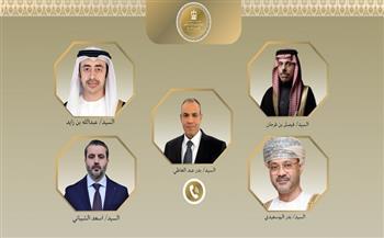 اتصالات مكثفة لوزير الخارجية مع نظرائه السعودي والإماراتي والعماني والسوري لمتابعة التطورات الإقليمية