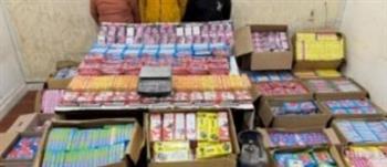 القبض على 3 أشخاص بحوزتهم 8 ملايين قطعة ألعاب نارية بالقاهرة