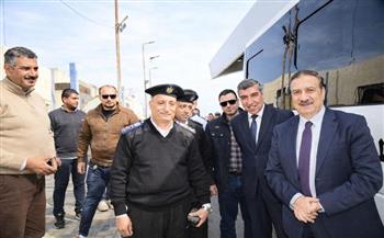 محافظ بورسعيد يتفقد منفذ الجميل الجمركي بحي غرب