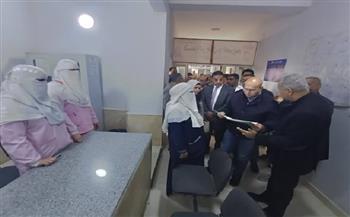 نائب محافظ الجيزة يتفقد أعمال تطوير مستشفى حميات الصف 