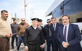 محافظ بورسعيد يتفقد منفذ الجميل الجمركي بحي غرب