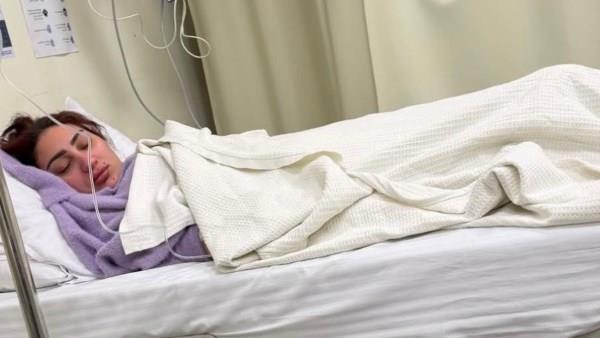 جهاد أحمد تظهر في المستشفى أثناء عرض حلقة عصام صاصا مع رامز جلال  