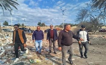 نائب محافظ بورسعيد يتابع استكمال أعمال رفع الرتش بحي الزهور