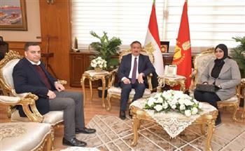 محافظ بورسعيد يلتقي رئيس فرع هيئه الدواء ببورسعيد 